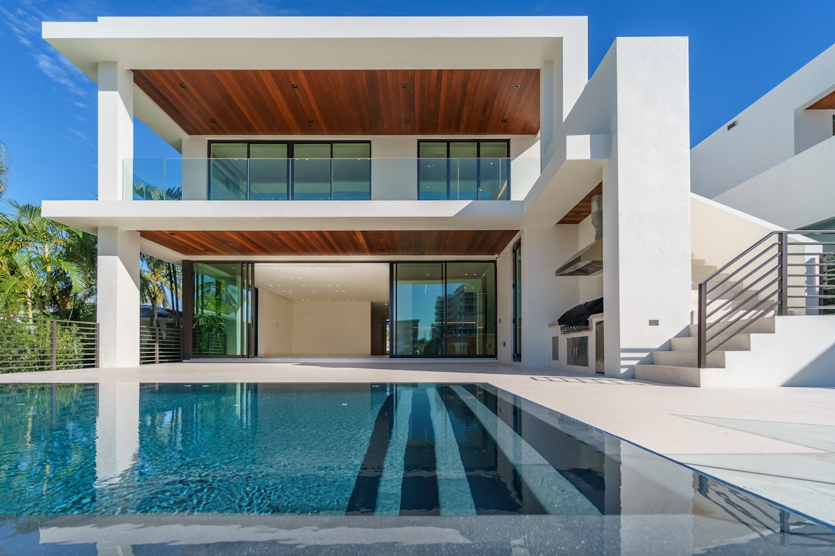 Modern Villa with Private Lawn